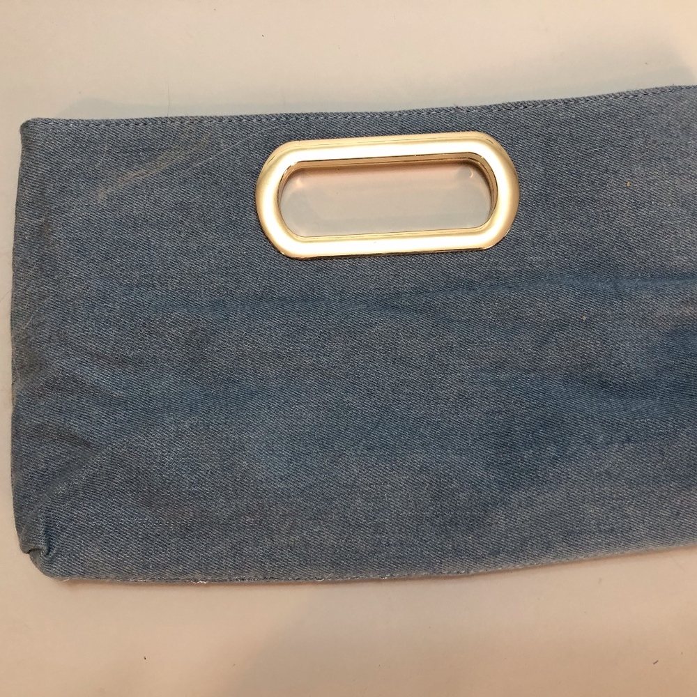 Charming Charlie Denim Chain strap Clutch